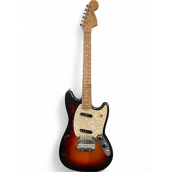 Used Fender American Performer Mustang 3 Color Sunburst Solid Body Electric Guitar