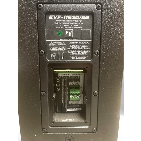Used Electro-Voice EVF1152D96  Unpowered Speaker