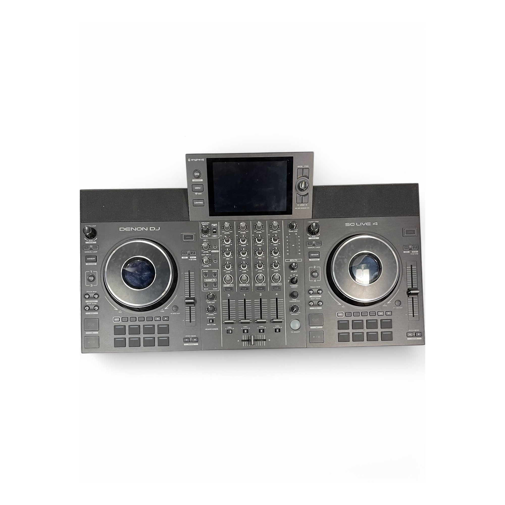 Denon DJ SC Live 4 Standalone DJ Controller with Case