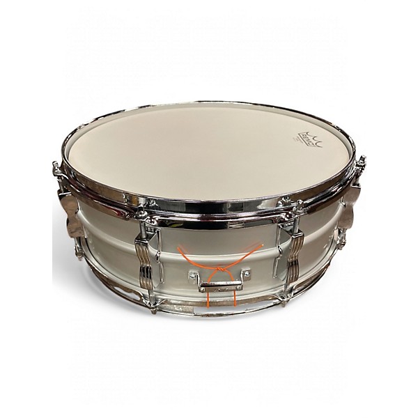Used Ludwig 5X14 Acrolite Snare matte aluminum Drum