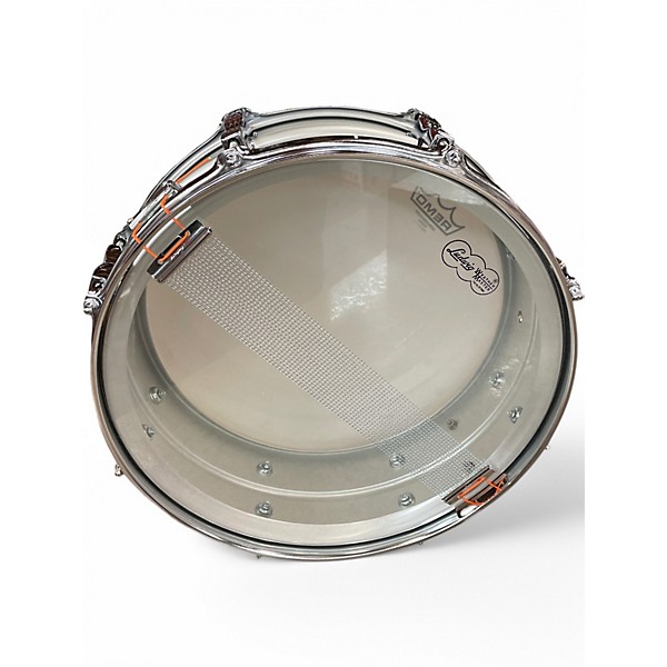 Used Ludwig 5X14 Acrolite Snare matte aluminum Drum