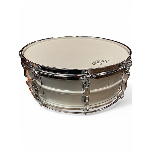 Used Ludwig 5X14 Acrolite Snare matte aluminum Drum