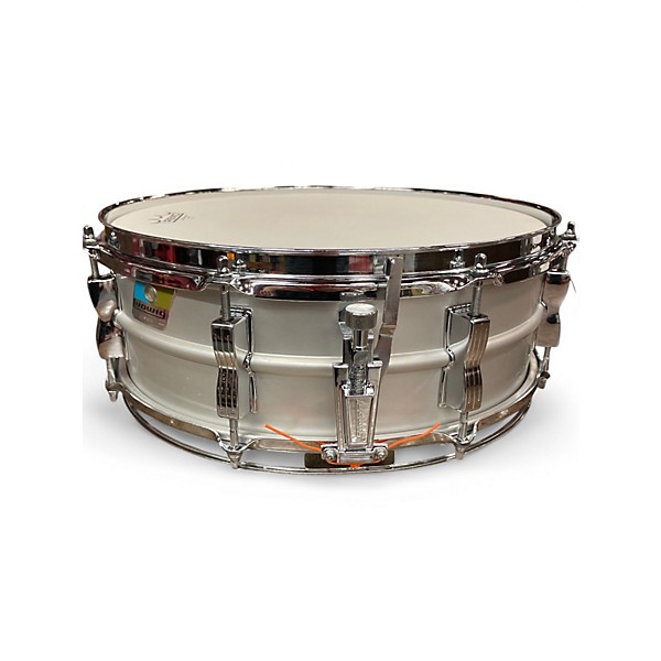 Used Ludwig 5X14 Acrolite Snare matte aluminum Drum