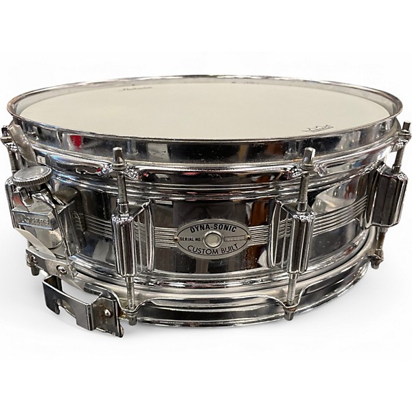 Vintage 1960s Rogers 5X14 5 LINE  Chrome Drum