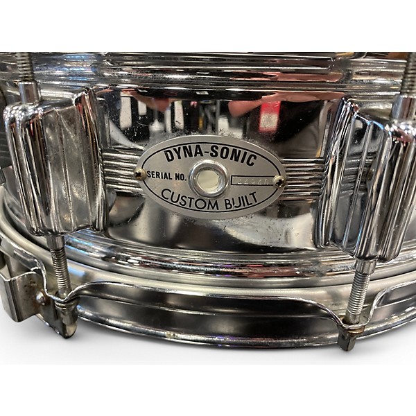 Vintage 1960s Rogers 5X14 5 LINE  Chrome Drum