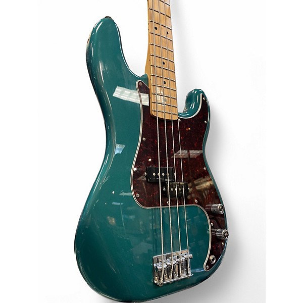 Used Fender Player Precision Bass Ocean Turquoise Electric Bass Guitar
