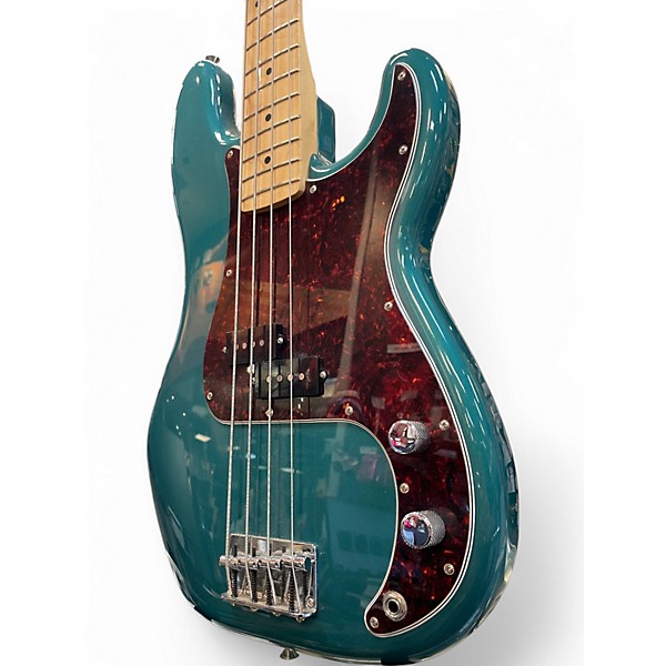 Used Fender Player Precision Bass Ocean Turquoise Electric Bass Guitar