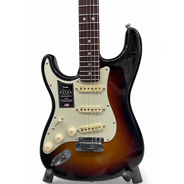 Used Fender 70th Anniversary American Ultra Stratocaster 2 Color Sunburst Solid Body Electric Guitar