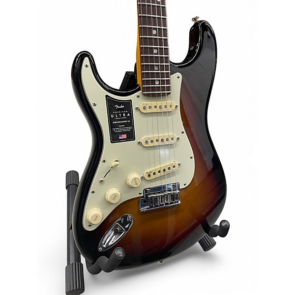 Used Fender 70th Anniversary American Ultra Stratocaster 2 Color Sunburst Solid Body Electric Guitar