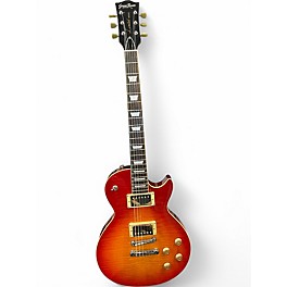 Used Grass Roots Limited single cut Cherry Sunburst Solid Body Electric Guitar