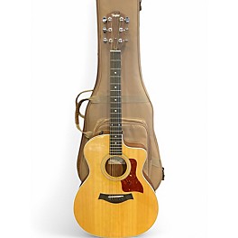 Used Taylor 214CE Natural Acoustic Electric Guitar