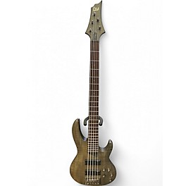 Used ESP B205 5 String Trans Black Electric Bass Guitar