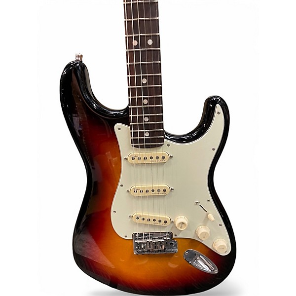 Used Fender American Ultra Stratocaster 3 Color Sunburst Solid Body Electric Guitar