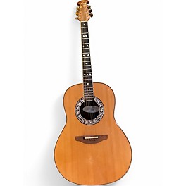 Used Ovation 1627 Natural Acoustic Electric Guitar