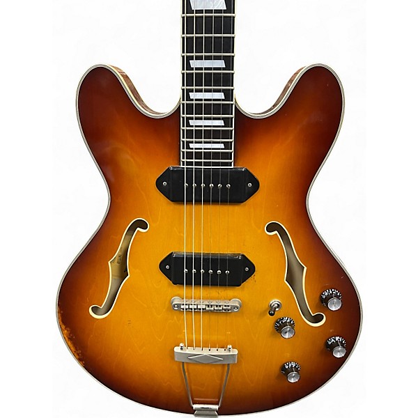 Used Eastman T64 Honey Burst Hollow Body Electric Guitar