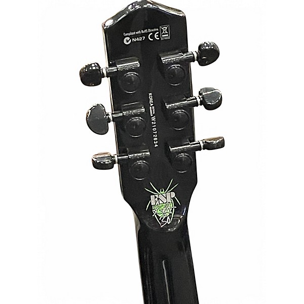 Used ESP LTD KH330 Kirk Hammett Signature Black Solid Body Electric Guitar