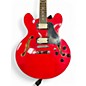 Used Hamer echotone Red Hollow Body Electric Guitar