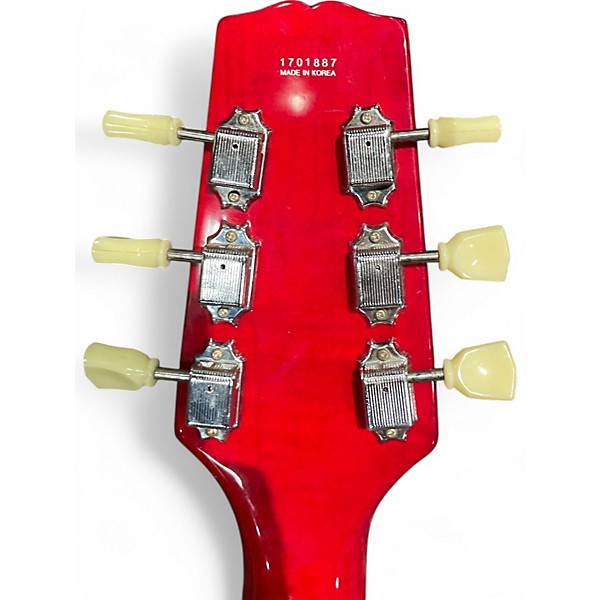 Used Hamer echotone Red Hollow Body Electric Guitar