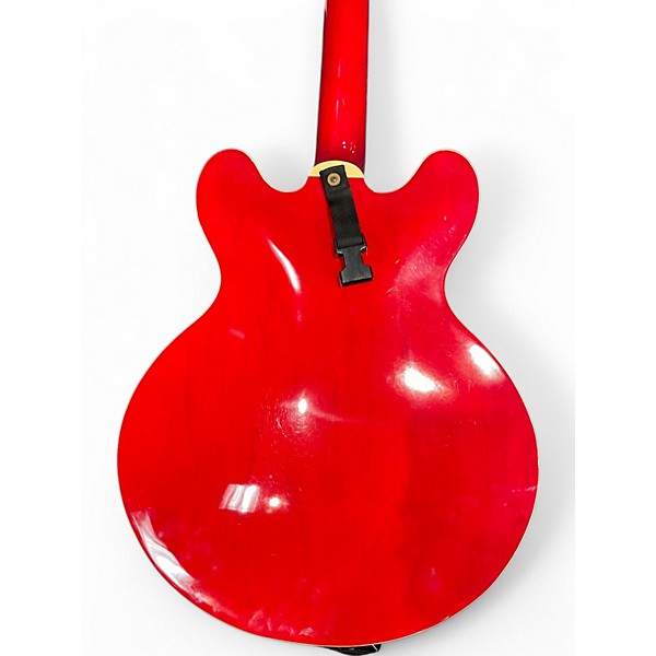 Used Hamer echotone Red Hollow Body Electric Guitar