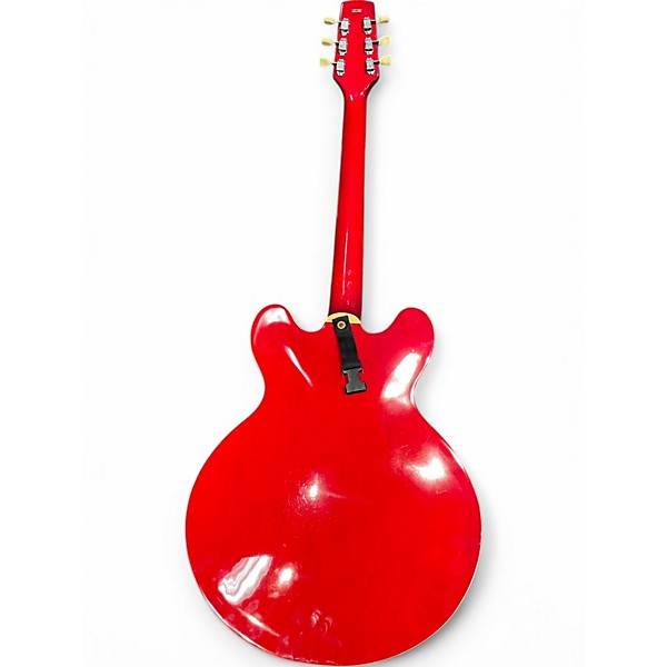 Used Hamer echotone Red Hollow Body Electric Guitar