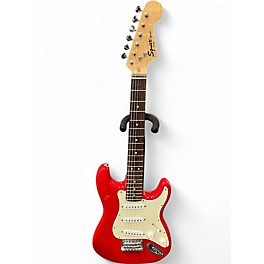 Used Squier Mini Affinity Stratocaster Candy Apple Red Electric Guitar
