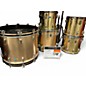 Vintage 1970s Ludwig 5 Piece Mach 5 Gold Drum Kit thumbnail