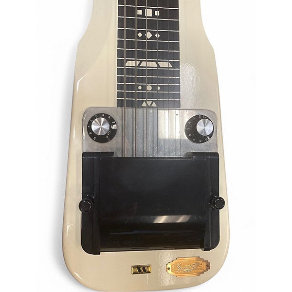 Vintage 1967 Supro COMET 1410 LAPSTEEL WHITE Lap Steel