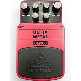 Used Behringer UM300 Ultra Metal Distortion Effect Pedal