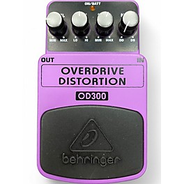 Used Behringer OD300 Overdrive/Distortion Effect Pedal