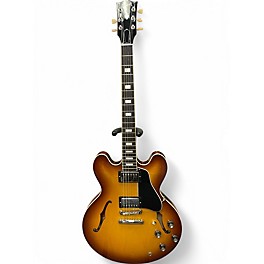 Used Gibson ES335 Figured 2 Tone Sunburst Hollow Body Electric Guitar