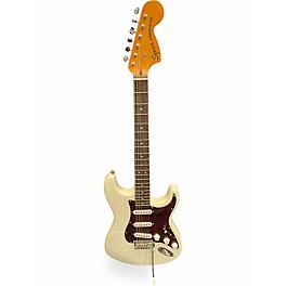 Used Squier Classic Vibe 70s Stratocaster Olympic White Solid Body Electric Guitar