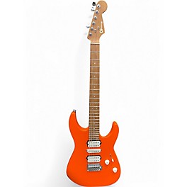 Used Charvel PRO MOD DK24 HSH NEON ORANGE Solid Body Electric Guitar