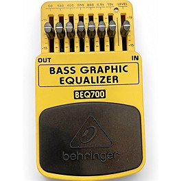 Used Behringer BEQ700 Graphic Equalizer Bass Effect Pedal