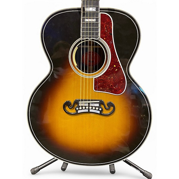 Used Gibson SJ200 Western Classic  Vintage Sunburst Acoustic Electric Guitar