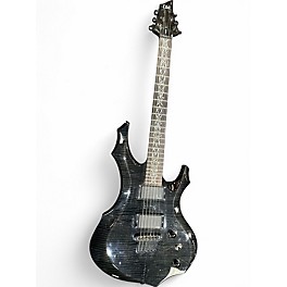 Used ESP LTD F400FM Trans Black Solid Body Electric Guitar