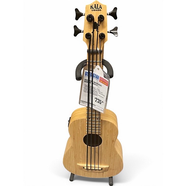 Used Kala Ubass Bass BAMBOO Ukulele