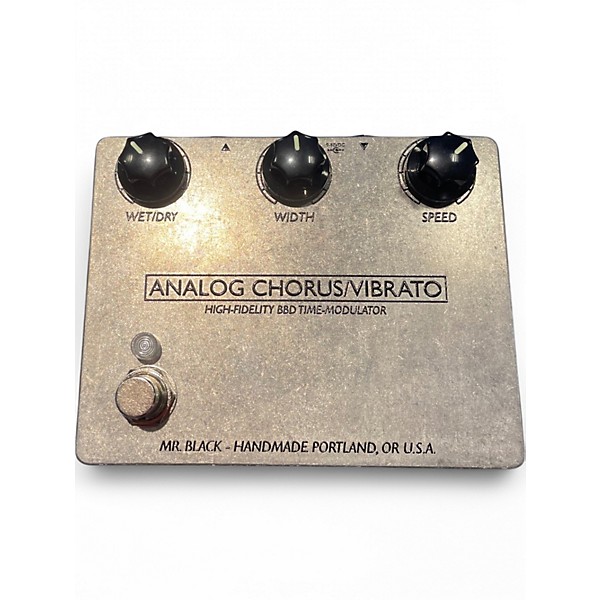 Used Mr Black ANALOG CHORUS/VIBRATO Effect Pedal
