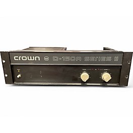 Used 1980s Crown D-150A Series II Power Amp