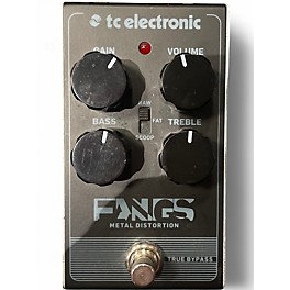 Used TC Electronic Fangs Metal Distortion Effect Pedal