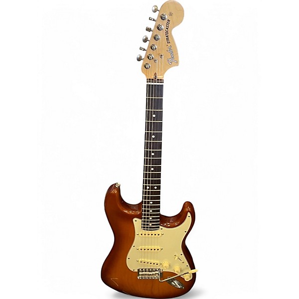 Used Fender American Performer Stratocaster SSS Honey Burst Solid Body Electric Guitar