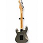 Used Fender black top stratocaster floyd rose Silver Solid Body Electric Guitar