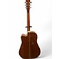 Used Zager zad50ce Natural Acoustic Electric Guitar