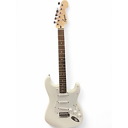 Used Squier sonic stratocaster Arctic White Solid Body Electric Guitar