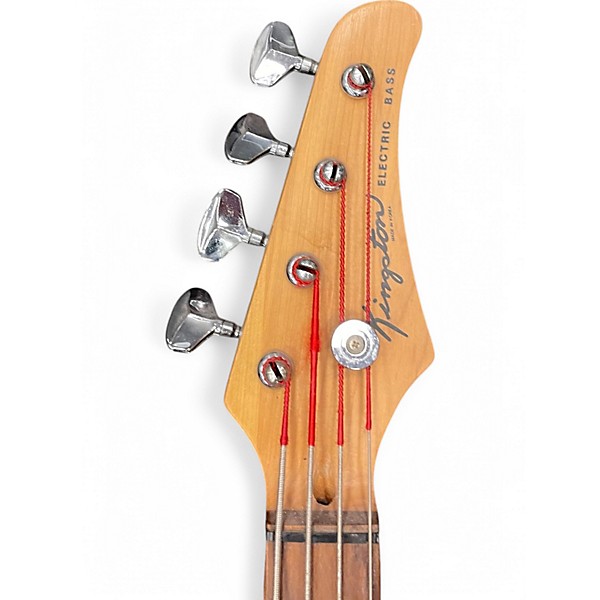 Used Kingston P BASS STYLE  Classic White Electric Bass Guitar