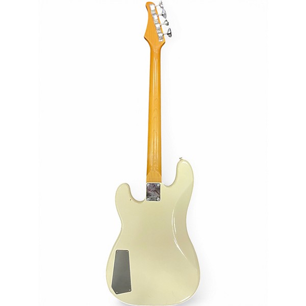 Used Kingston P BASS STYLE  Classic White Electric Bass Guitar