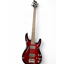Used DBZ Guitars ST series Crimson Red Trans Electric Bass Guitar