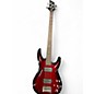 Used DBZ Guitars ST series Crimson Red Trans Electric Bass Guitar thumbnail