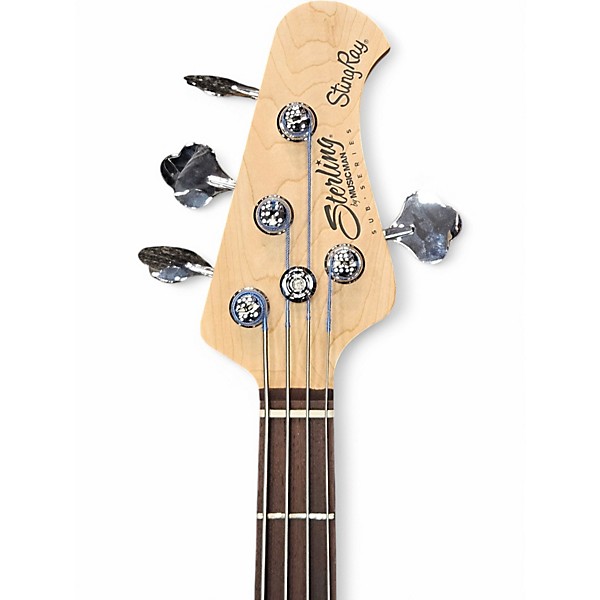 Used Sterling by Music Man Sting Ray Worn Cherry Electric Bass Guitar