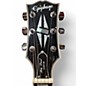 Used Epiphone ADAM JONES LES PAUL CUSTOM Antique SILVER Burst Solid Body Electric Guitar