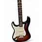 Used 2014 Fender American Standard Stratocaster Left Handed 3 Tone Sunburst Electric Guitar
